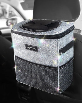 HOTOR front view showing compact trash can and quick-access design