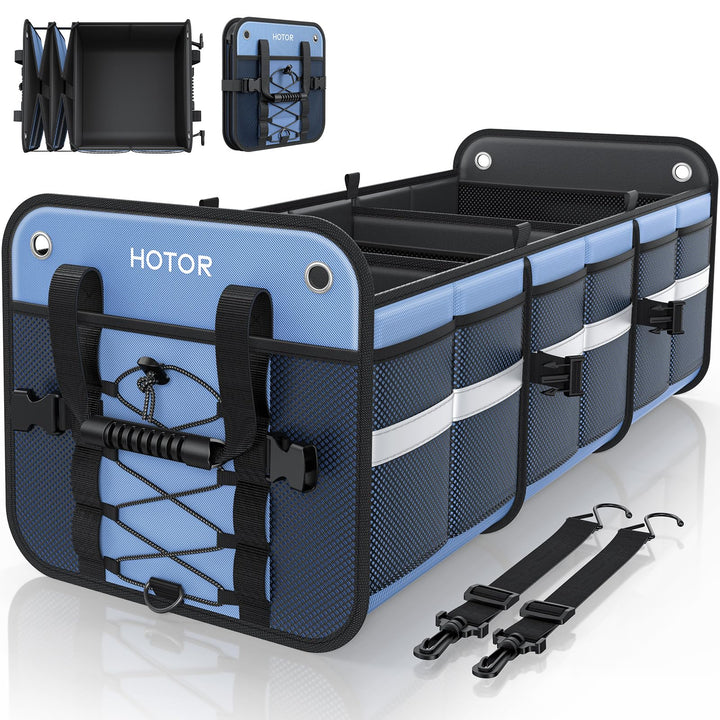 HOTOR front view showing pockets and reflective strip for safer loading