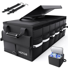 HOTOR front view showing full organizer and handles for easy lifting