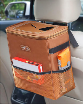 HOTOR front view shows compact bin and neat design for car organization