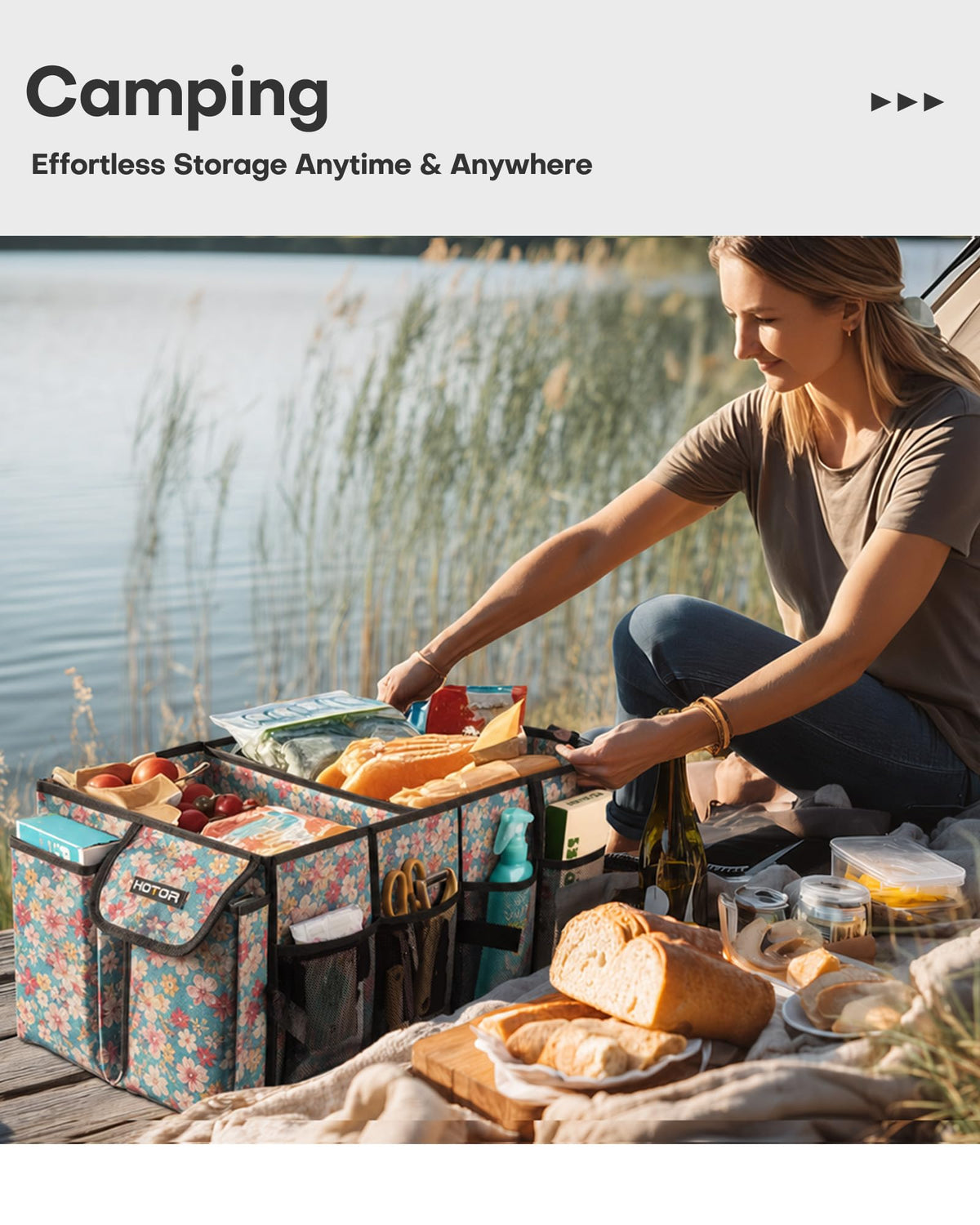HOTOR handles and reinforced stitching for durable carrying benefit