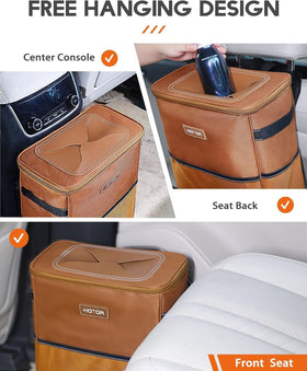 HOTOR lifestyle scene in car illustrating tidiness and on-the-go convenience