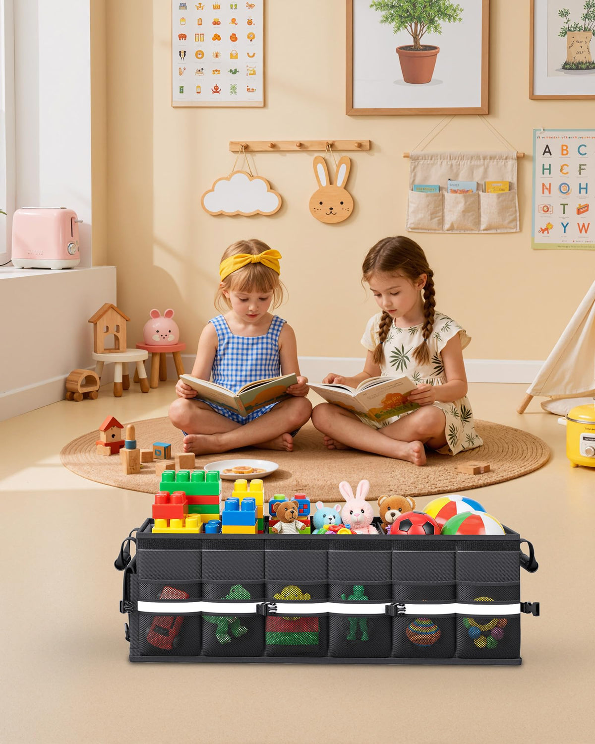 HOTOR lifestyle picnic use with cooler and supplies for outdoor convenience