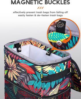 HOTOR close-up of magnetic snaps for fast bag replacement and tidy handling