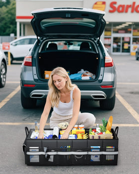 HOTOR interior loaded with groceries to protect items and prevent spills benefit