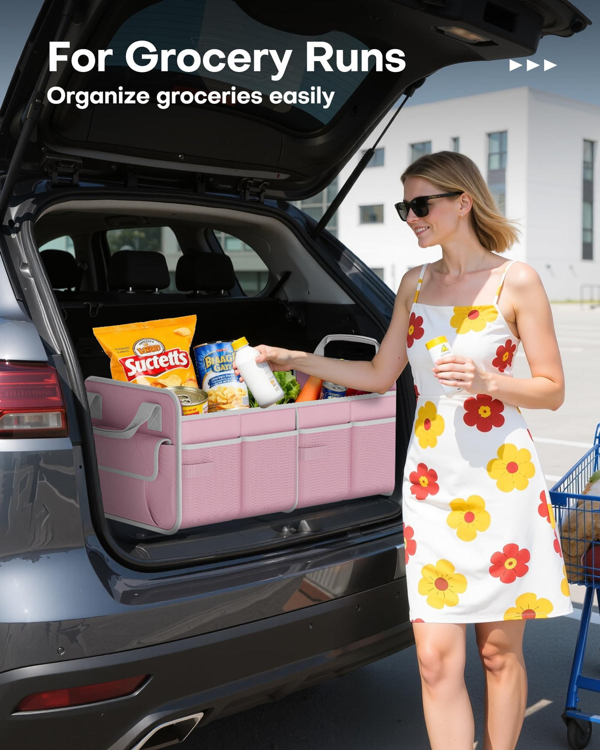 HOTOR installed in SUV trunk demonstrating organized cargo and easy access