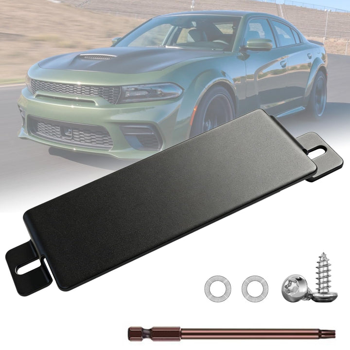 HOTUFELG front plate overview showing full anti-theft design and fit