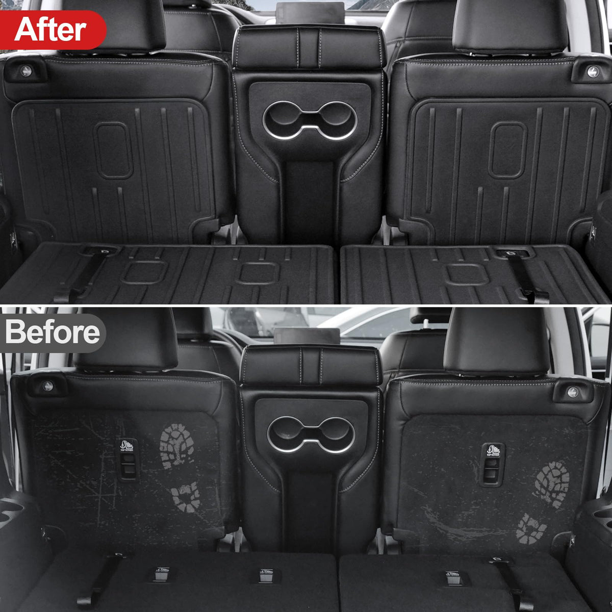 HOUCLEMIC adhesive tab detail demonstrating quick, tool-free installation