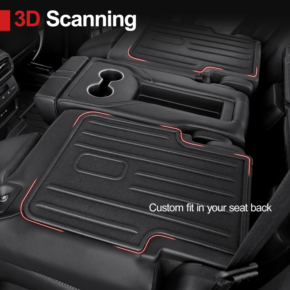 HOUCLEMIC mat installed in Honda Pilot showing protection while traveling