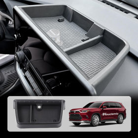 HOUCLEMIC front dashboard assembly showing factory-fit aesthetic and neat storage