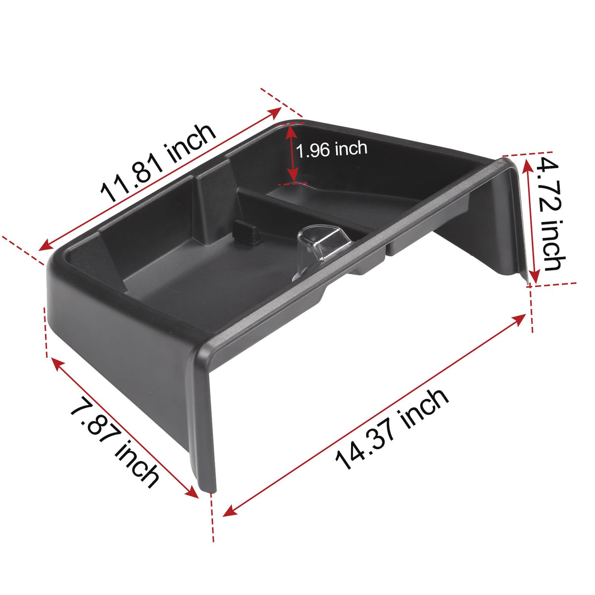 HOUCLEMIC textured ABS finish highlighting durable scratch-resistant material