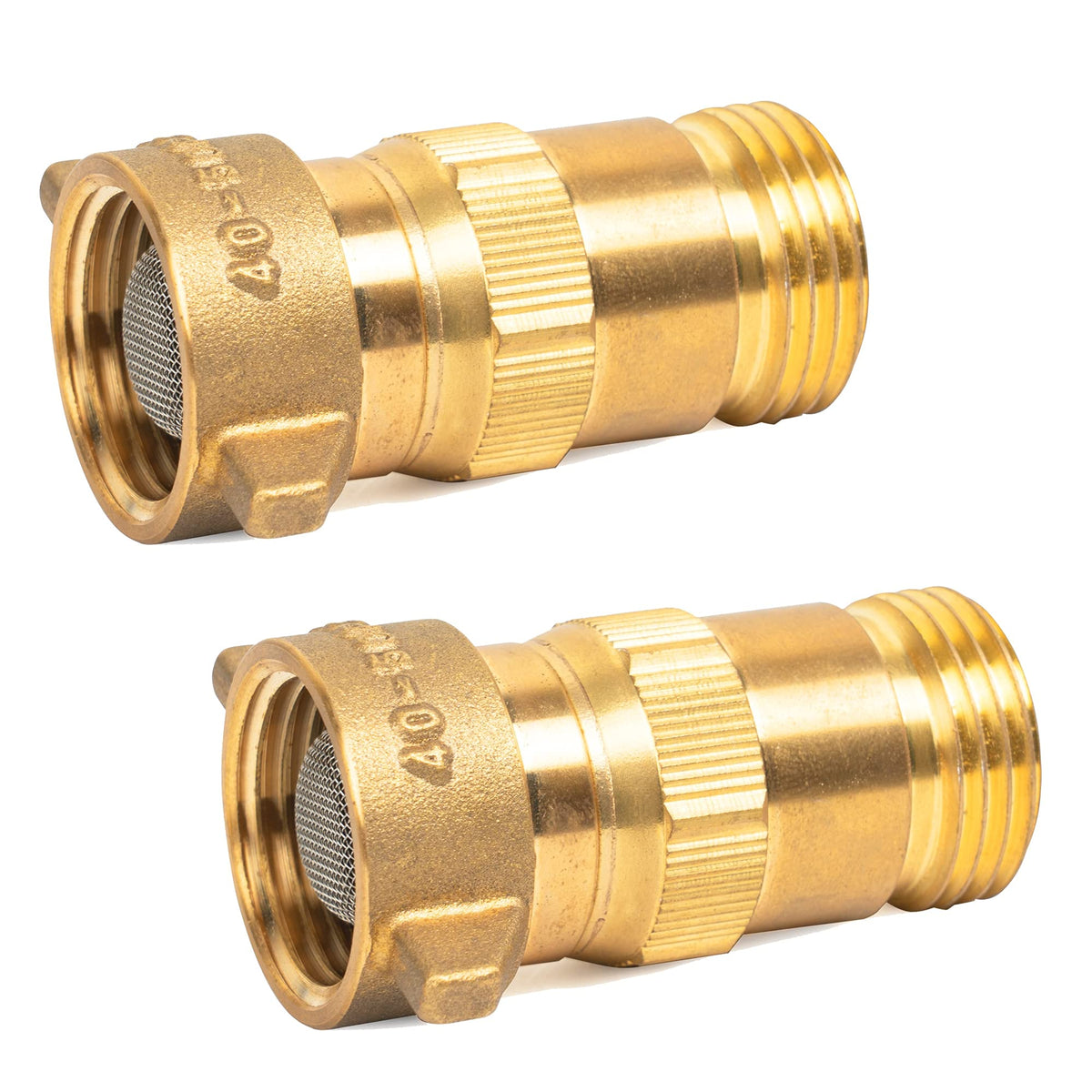 Hourleey front view brass regulators showing durable construction and easy installation benefit