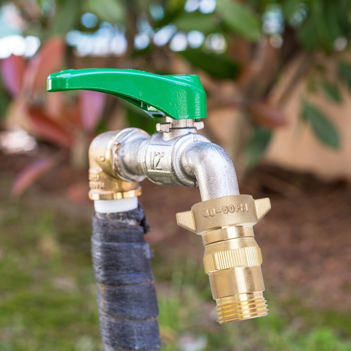 Hourleey lifestyle camping water connection protecting RV fixtures while providing steady flow benefit