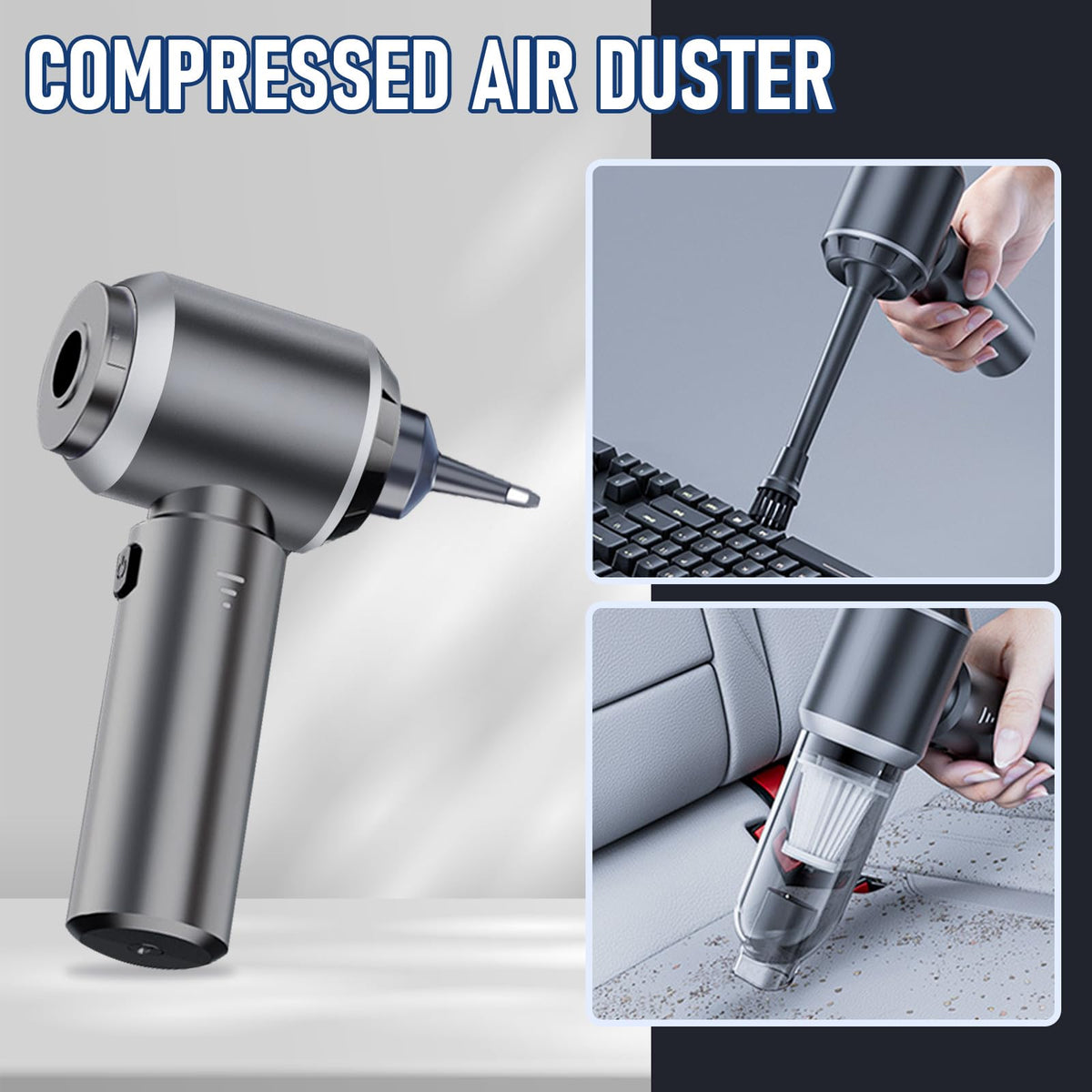 houscly close-up on nozzle and filter detail demonstrating build quality