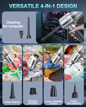 houscly vacuum in use cleaning car seat crevice removing crumbs and pet hair benefit