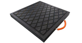 HOUSESET front view of 12x12x1in pad showing full footprint and stability benefit