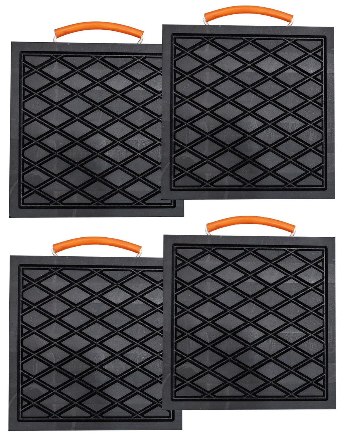 HOUSESET front view of 4-pack pads showing size and packaging, durable support