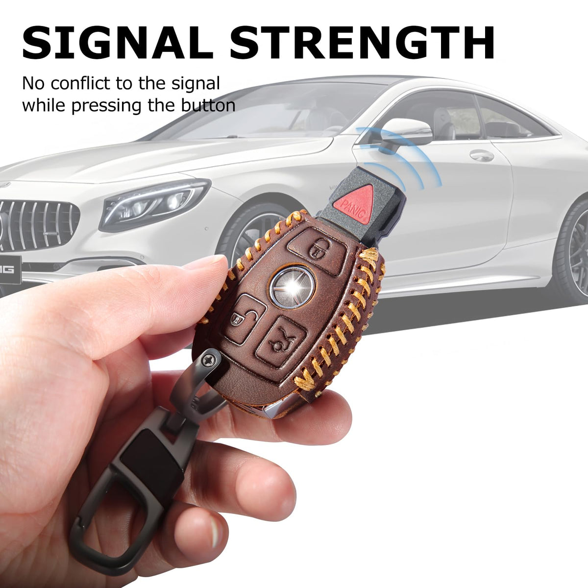 HOUTIAN installed in hand demonstrating improved grip and feel