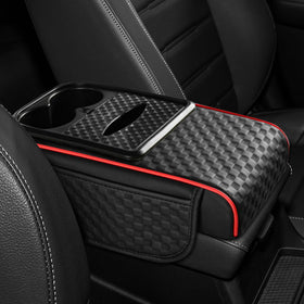 Hovom front view of armrest cover showing sleek fit and polished look
