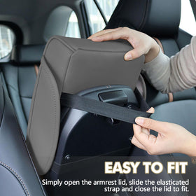 Hovom installed on car console showing correct size and stable fit