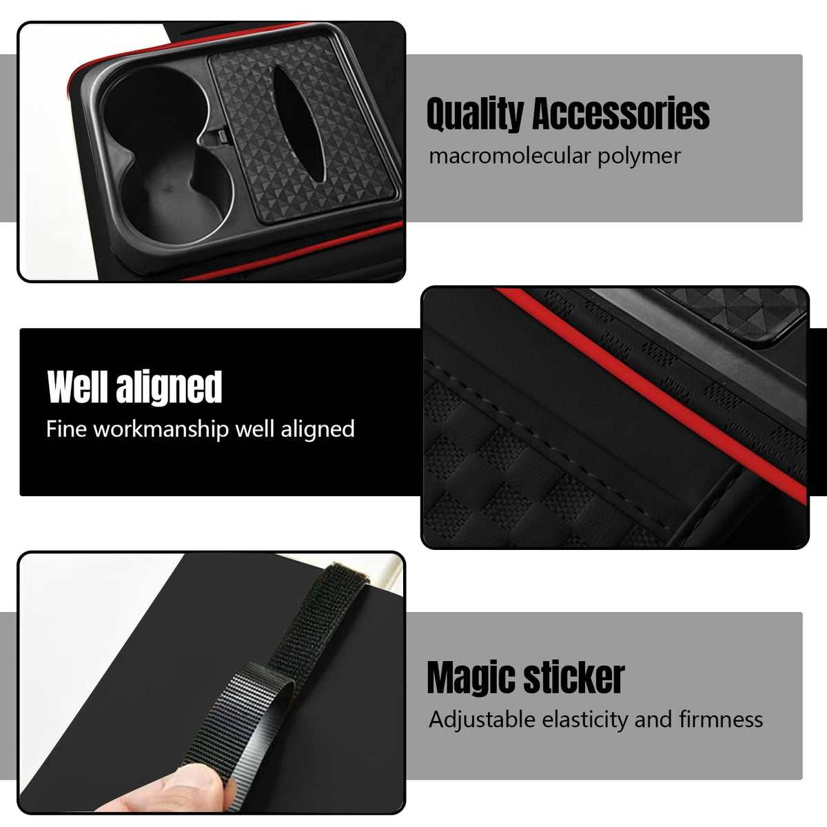 Hovom close-up of side pocket holding a phone for organized storage