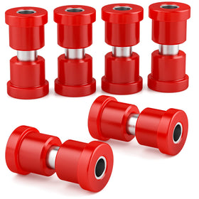 HOWBOW front packaging showing complete rear leaf spring bushing kit benefit durability