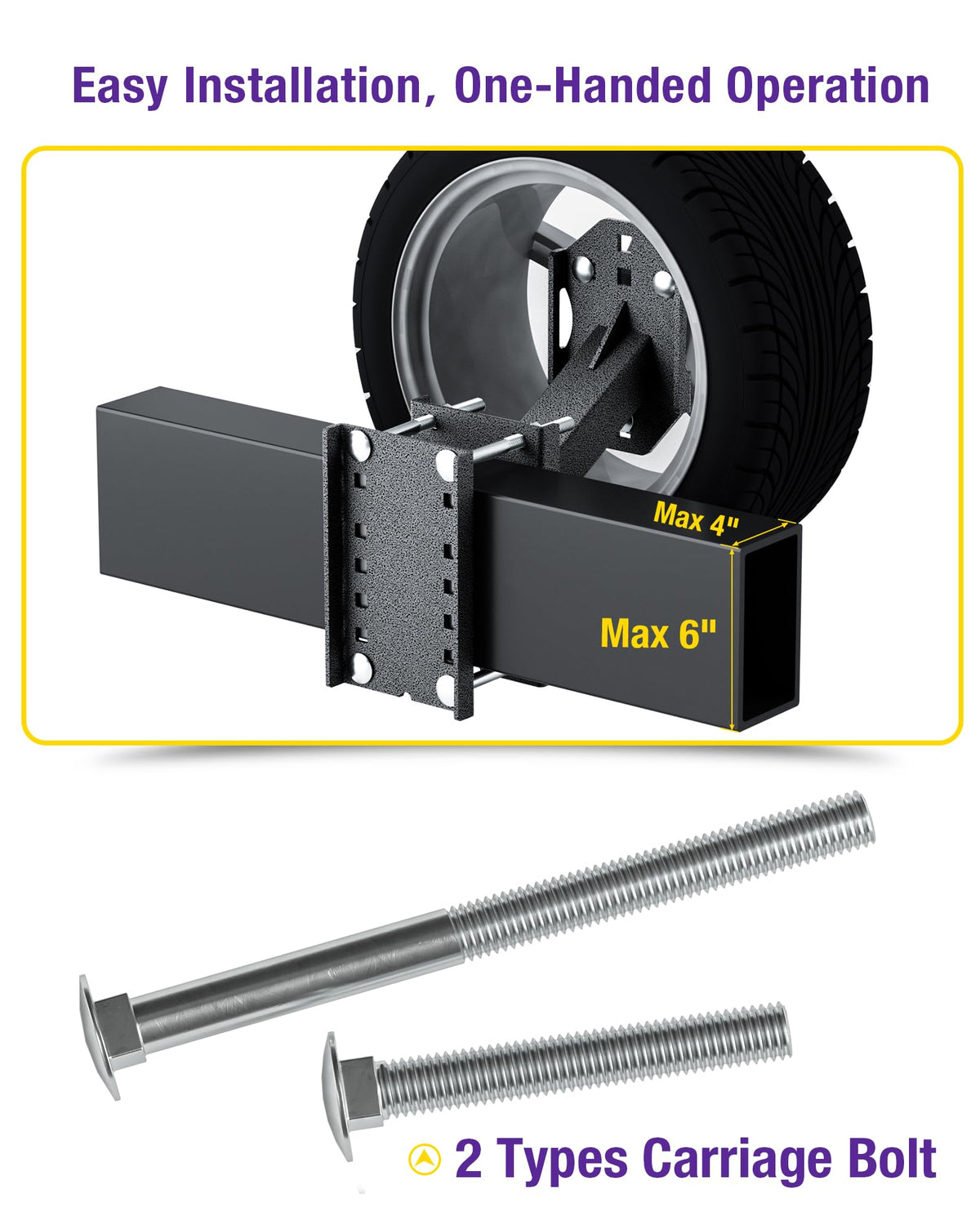 HOWBOW size comparison next to ruler and wheel clarifying fit and scale