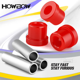 HOWBOW bushing kit next to ruler for scale ensuring correct fit and compatibility