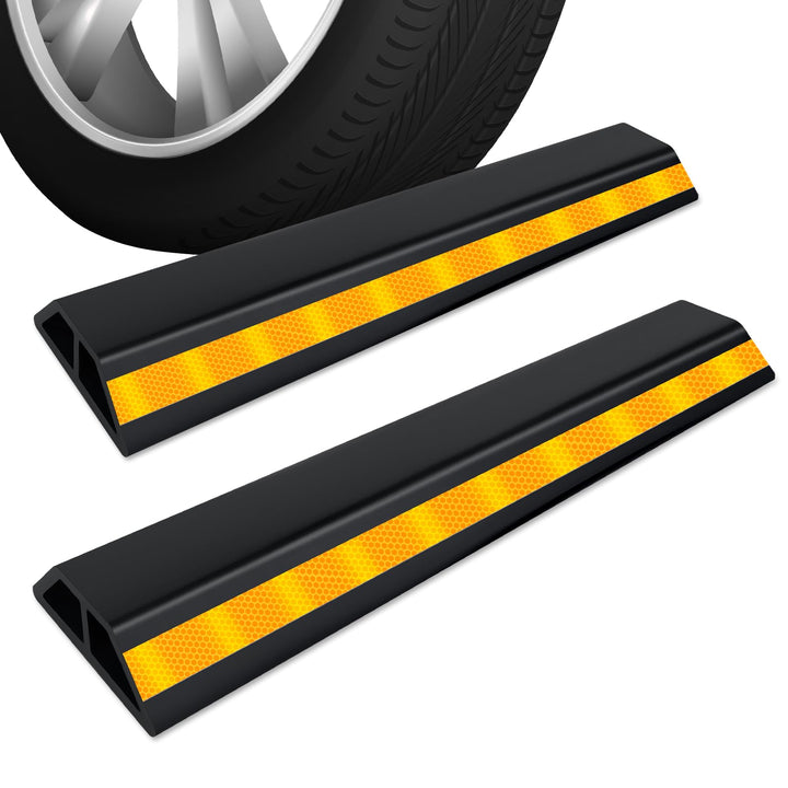 HOXWELL front packaging showing two 18-inch parking aids for clear placement