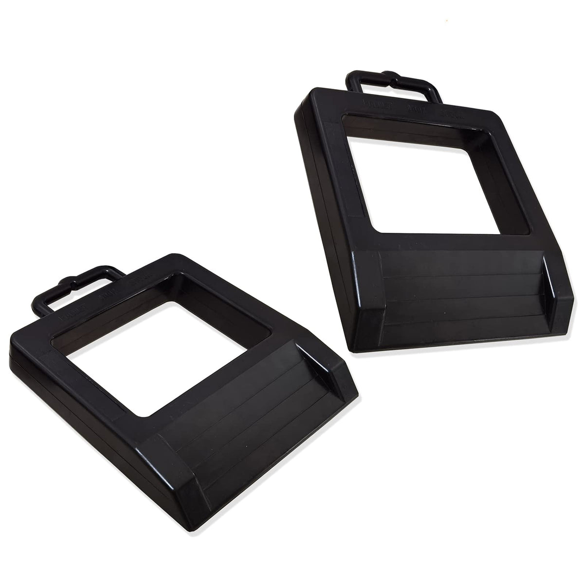 HOXWELL front view showing sturdy rubber chock and stable base for safety