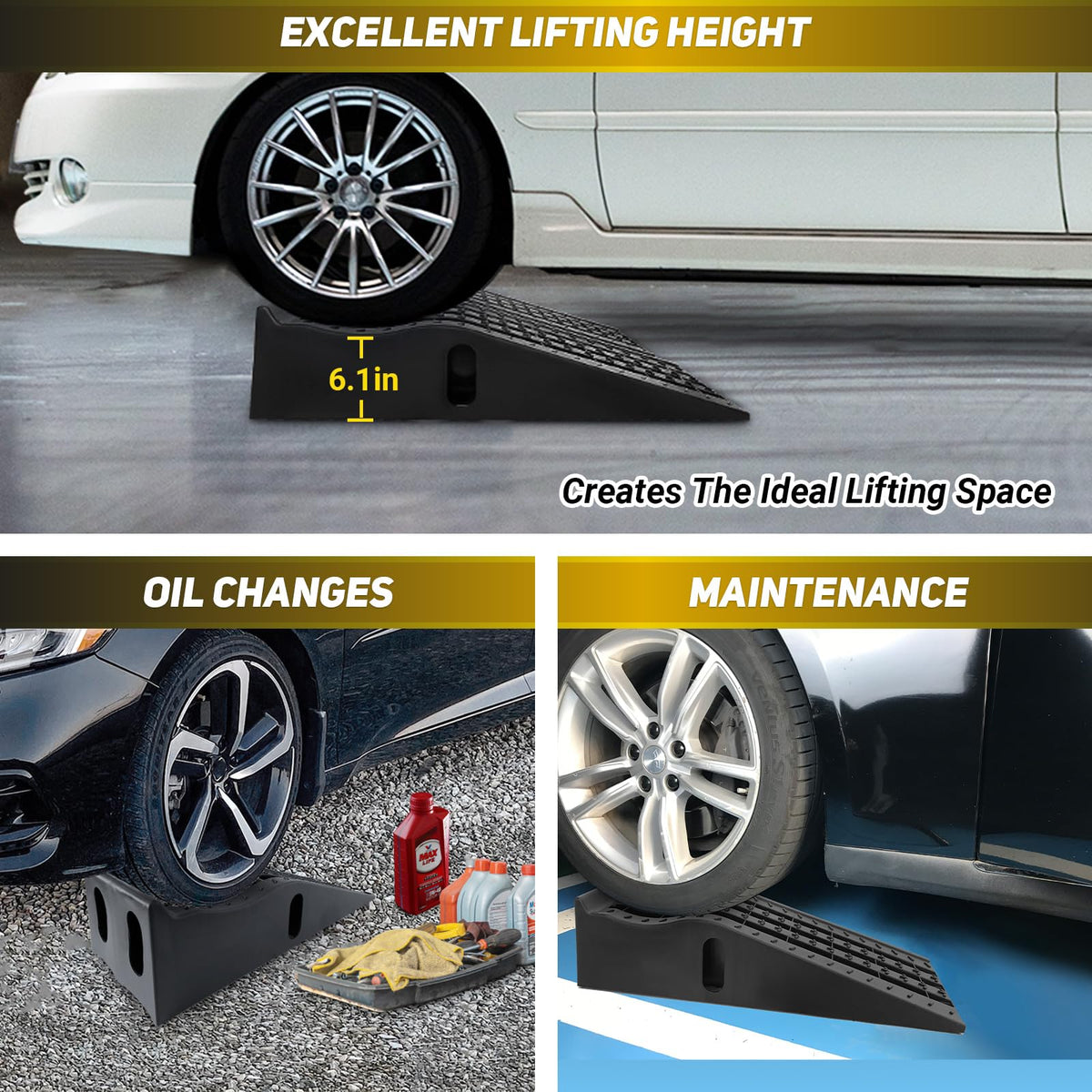 HOXWELL anti-slip tread detail improving traction for safer drive-on