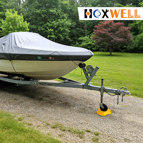 HOXWELL bright yellow dock visible on gravel enhancing safety
