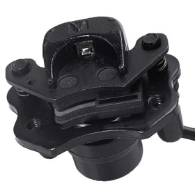 Hoypeyfiy caliper mounting hole dimension showing 2.5-inch spacing for fit verification