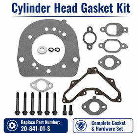Hoypeyfiy gasket positioned on engine head illustrating proper fit