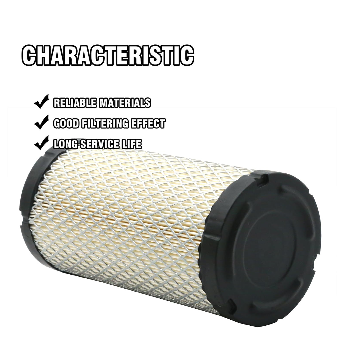 Hoypeyfiy hydraulic filter mounted on machine showing correct size and robust protection
