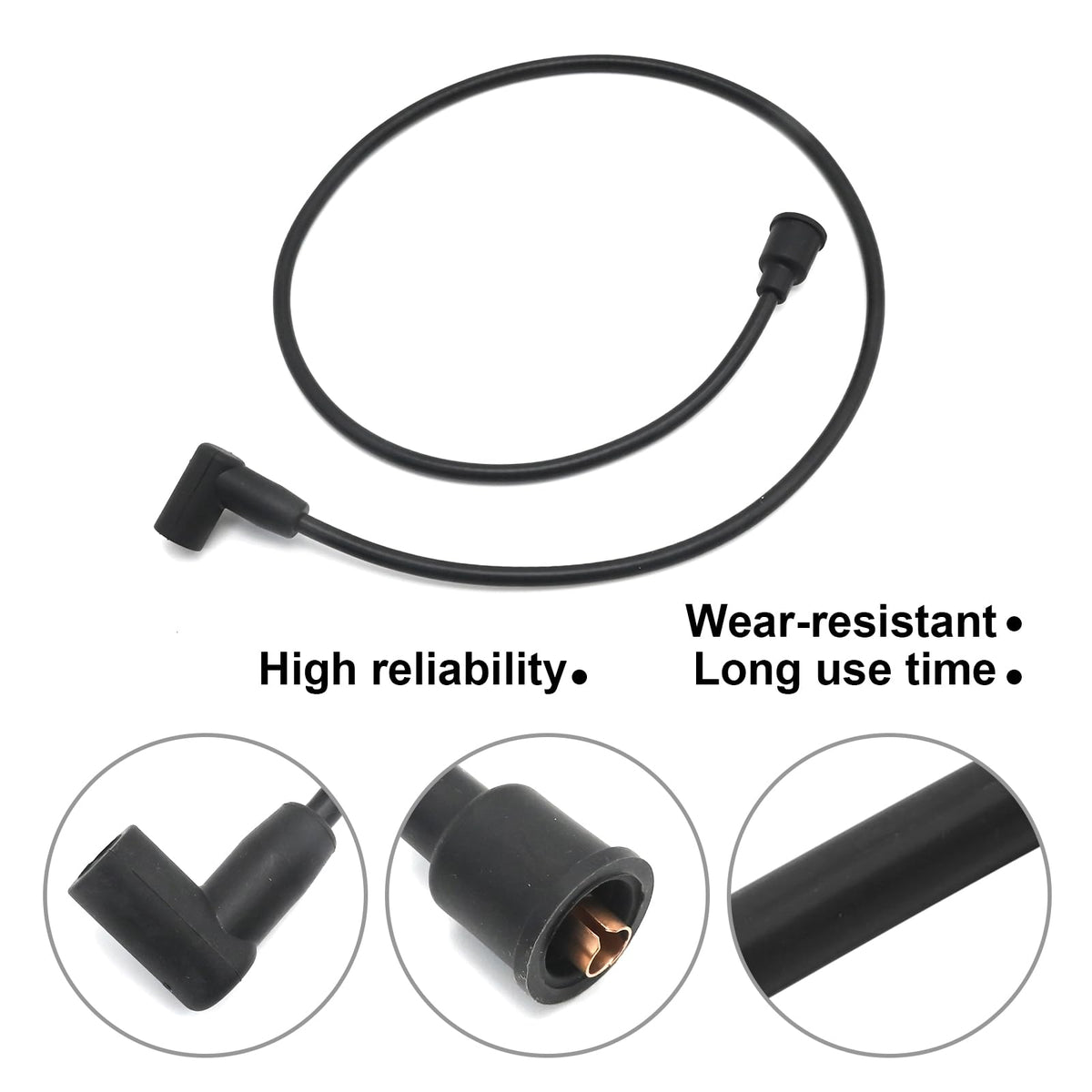 Hoypeyfiy spark plug wires installed on a Ford 8N tractor improving ignition reliability