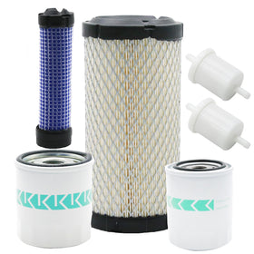 Hoypeyfiy filter kit laid out on workbench with tools for faster service turnaround