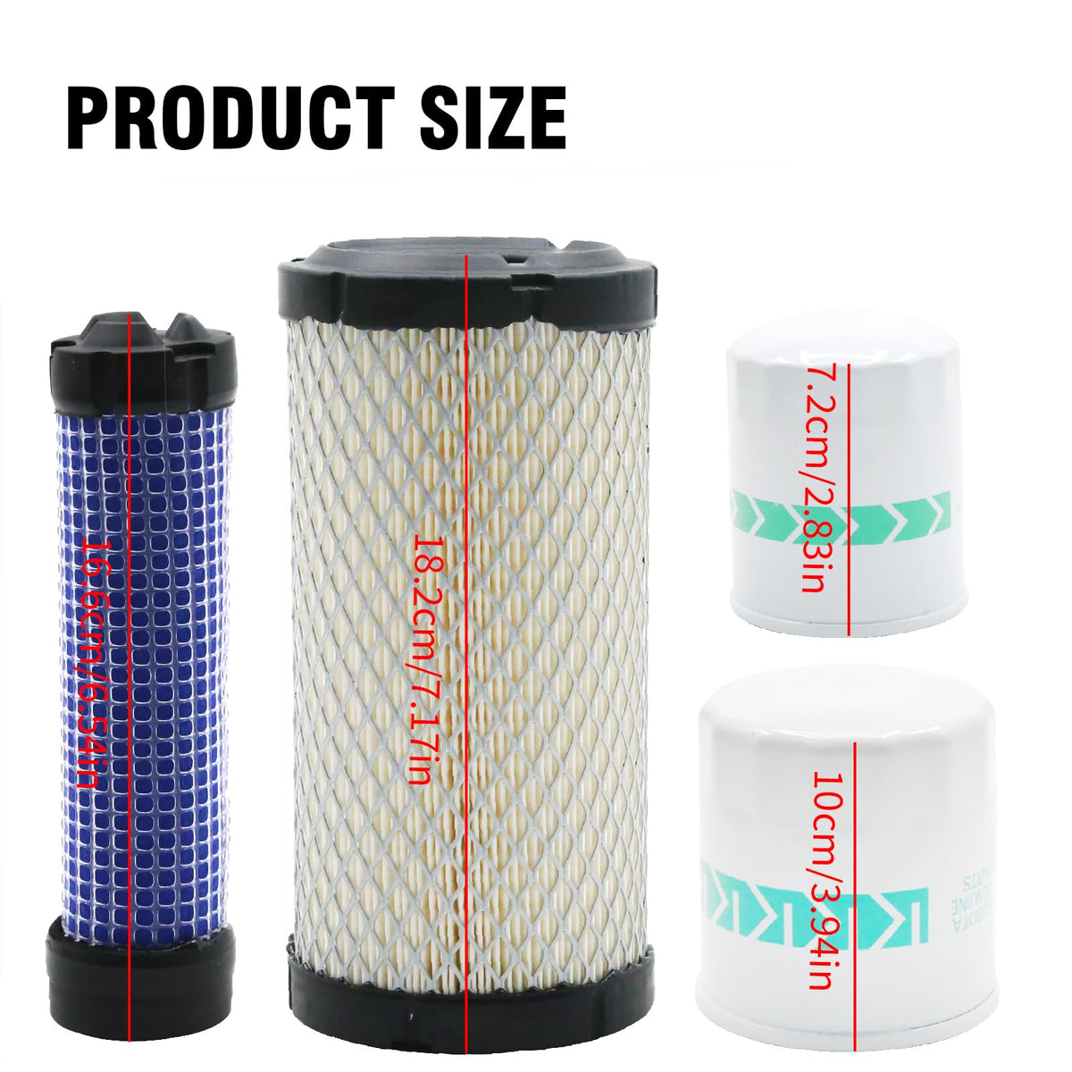 Hoypeyfiy oil filter close-up showing media for improved engine protection