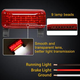HOYUZA tail light mounted on a camper improving rear visibility