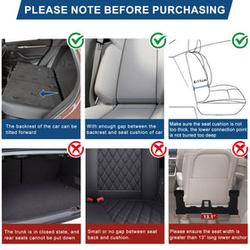 HOZHEM bracket next to child seat shows scale and easy compatibility benefit