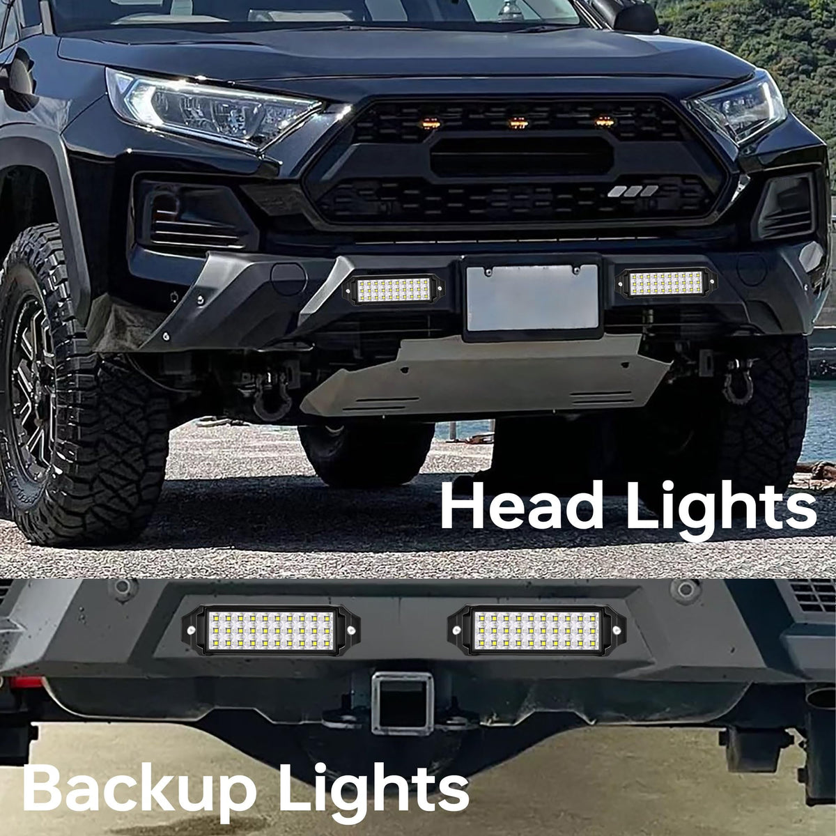 HOZILIFE reverse light in use at night improving rear visibility
