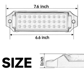 HOZILIFE side profile slim housing detail highlighting narrow installation depth