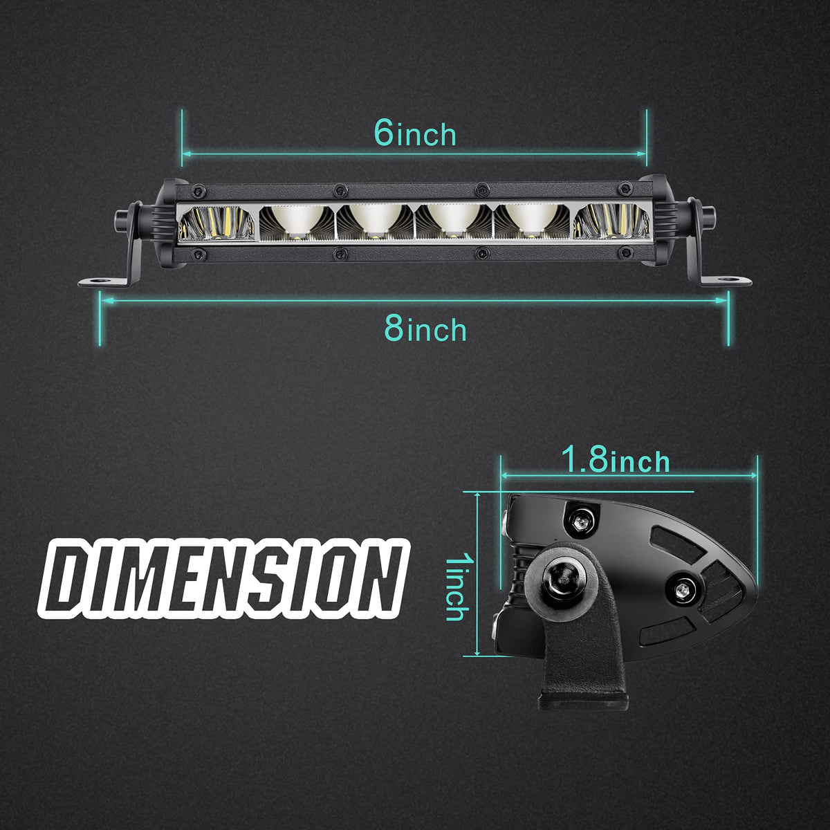 HOZILIFE wiring and bracket detail demonstrating adjustable mounting benefit