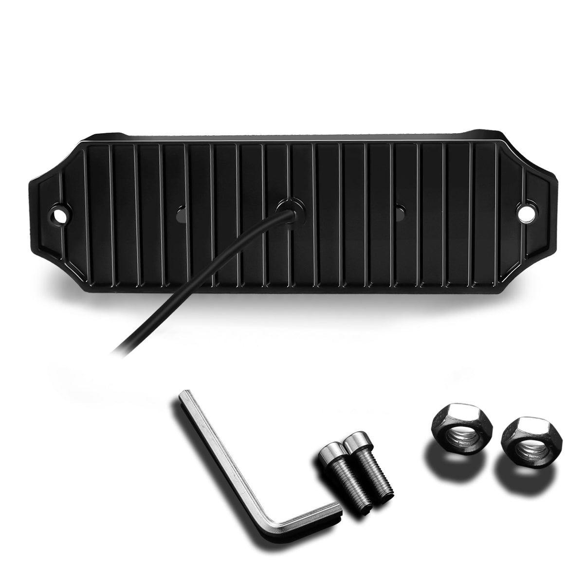 HOZILIFE wiring connector and back view for easy 12V installation