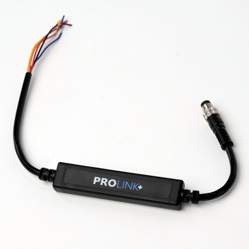 HP Tuners PROLINK+ front connector showing M8 plug and secure fit benefit