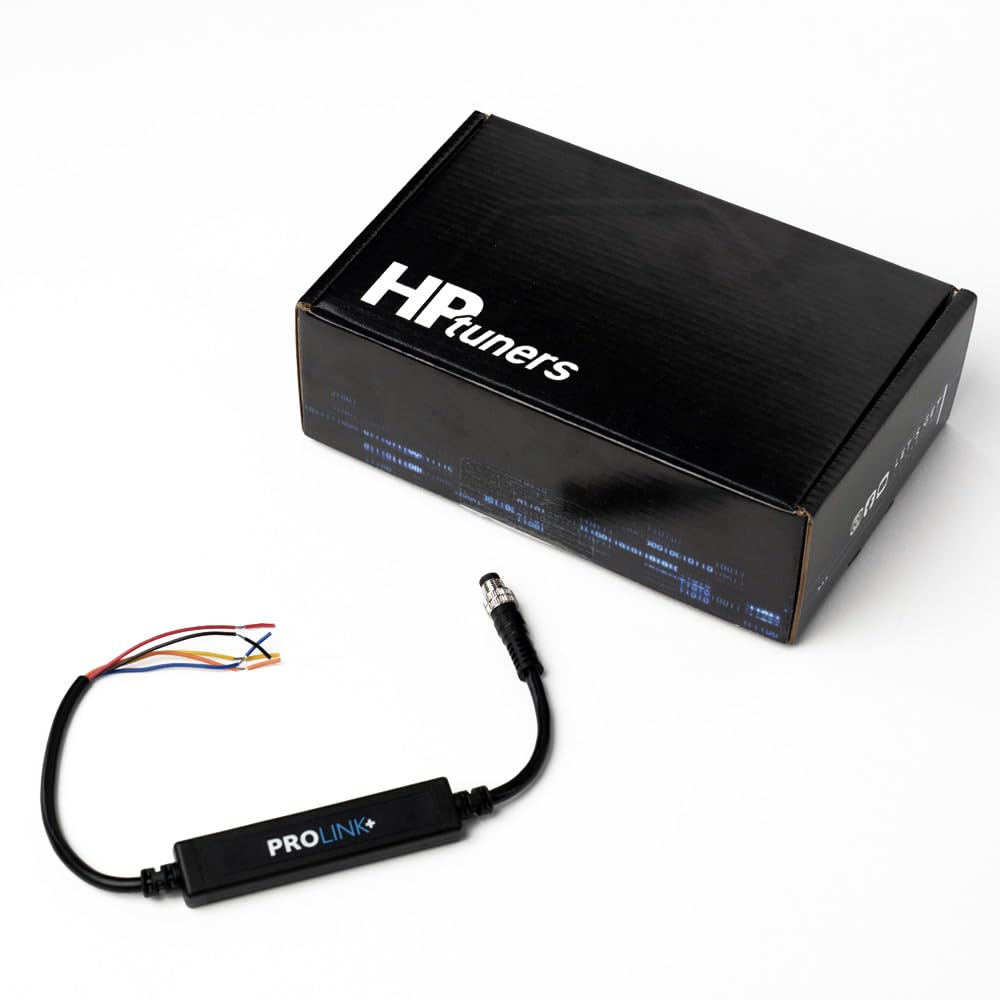 HP Tuners PROLINK+ cable installed beside MPVI3 interface showing reliable integration benefit