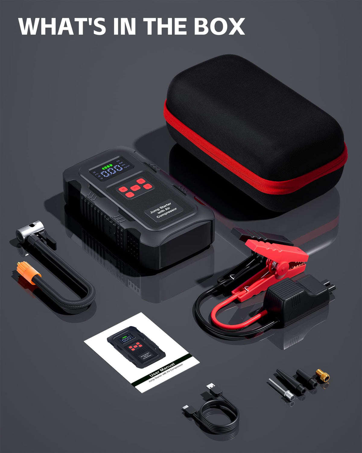 HPBS storage box with accessories organized for easy transport