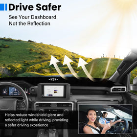 HPEVA installed dash cover in 4Runner interior protecting dashboard from UV