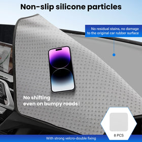 HPEVA size comparison next to armrest showing precise scale and fitment