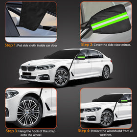 HQcontL folded in storage bag compactly storable in trunk or glovebox